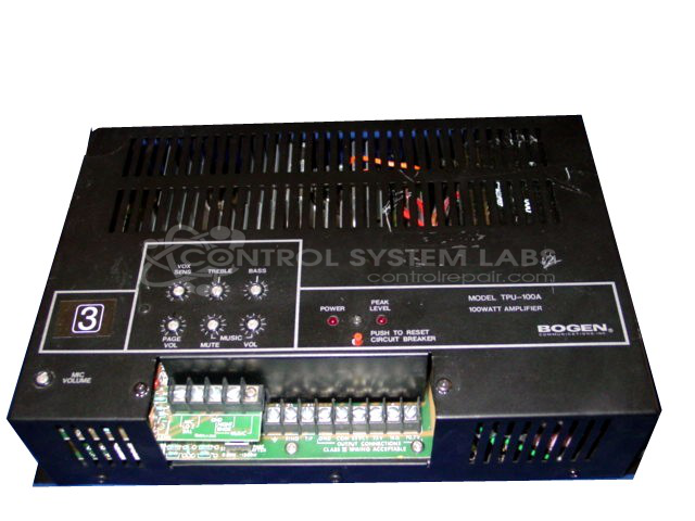 Bogen TPU-100A 100 Watt Telephone Paging Ampl | Control System Labs